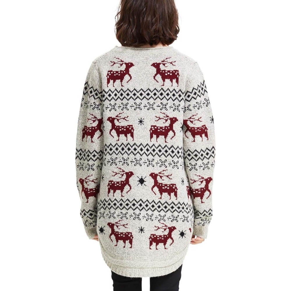 Nordic Reindeer Tunic Sweater - Picture 4 of 9
